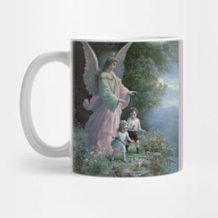 Guardian Angel protecting small children Mug